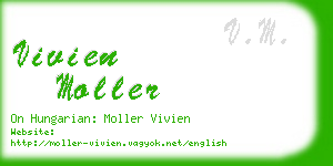 vivien moller business card